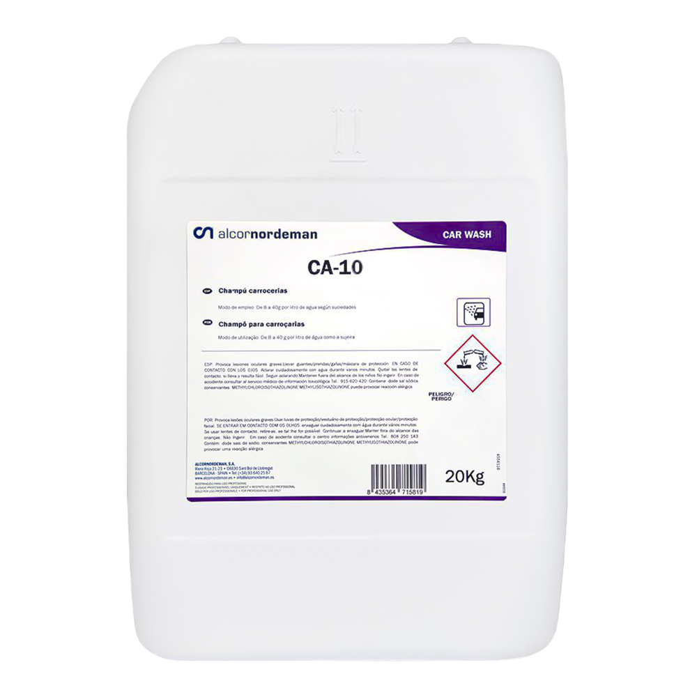 CA-10 - Champô para lavagem manual de carroçarias (20Kgs)