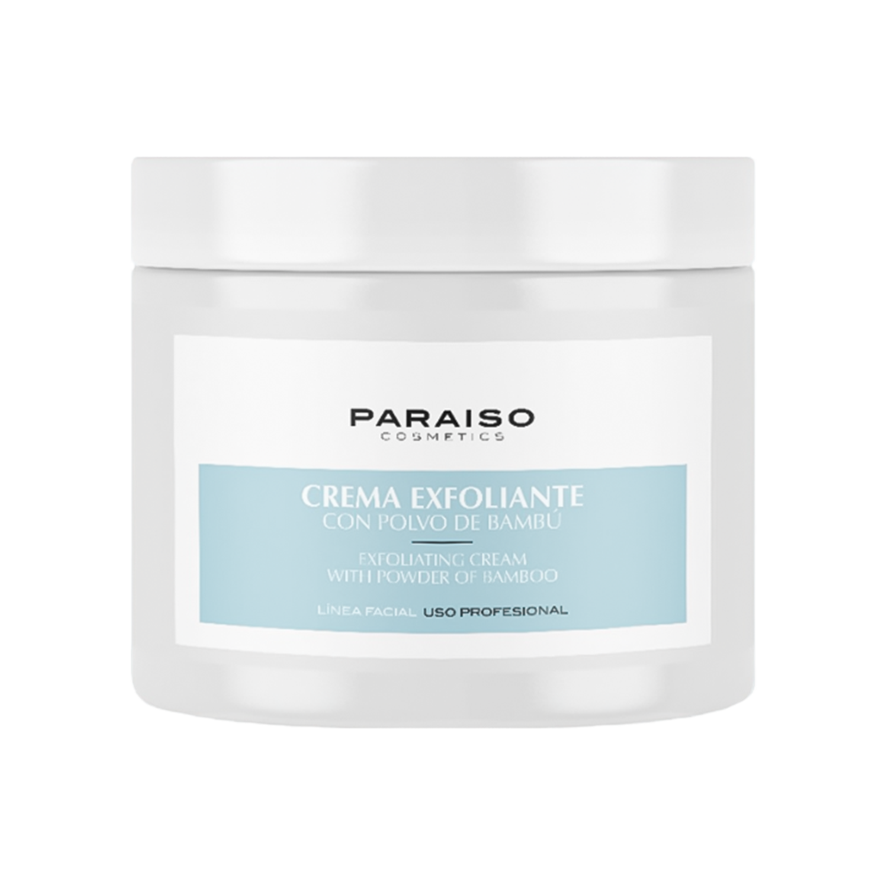 Crema exfoliante facial con polvo de bambú (500 ml)