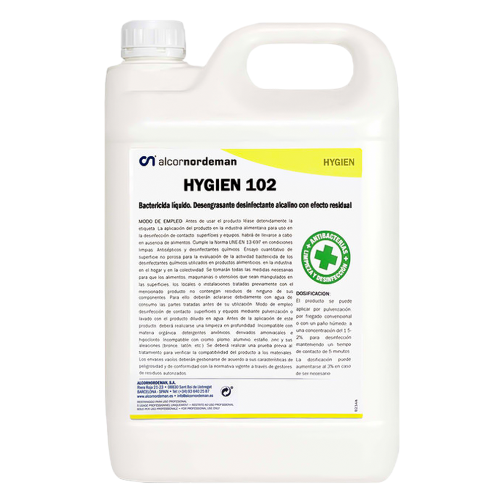 Hygien 102 - Desengordurante e Desinfetante (5Lts)
