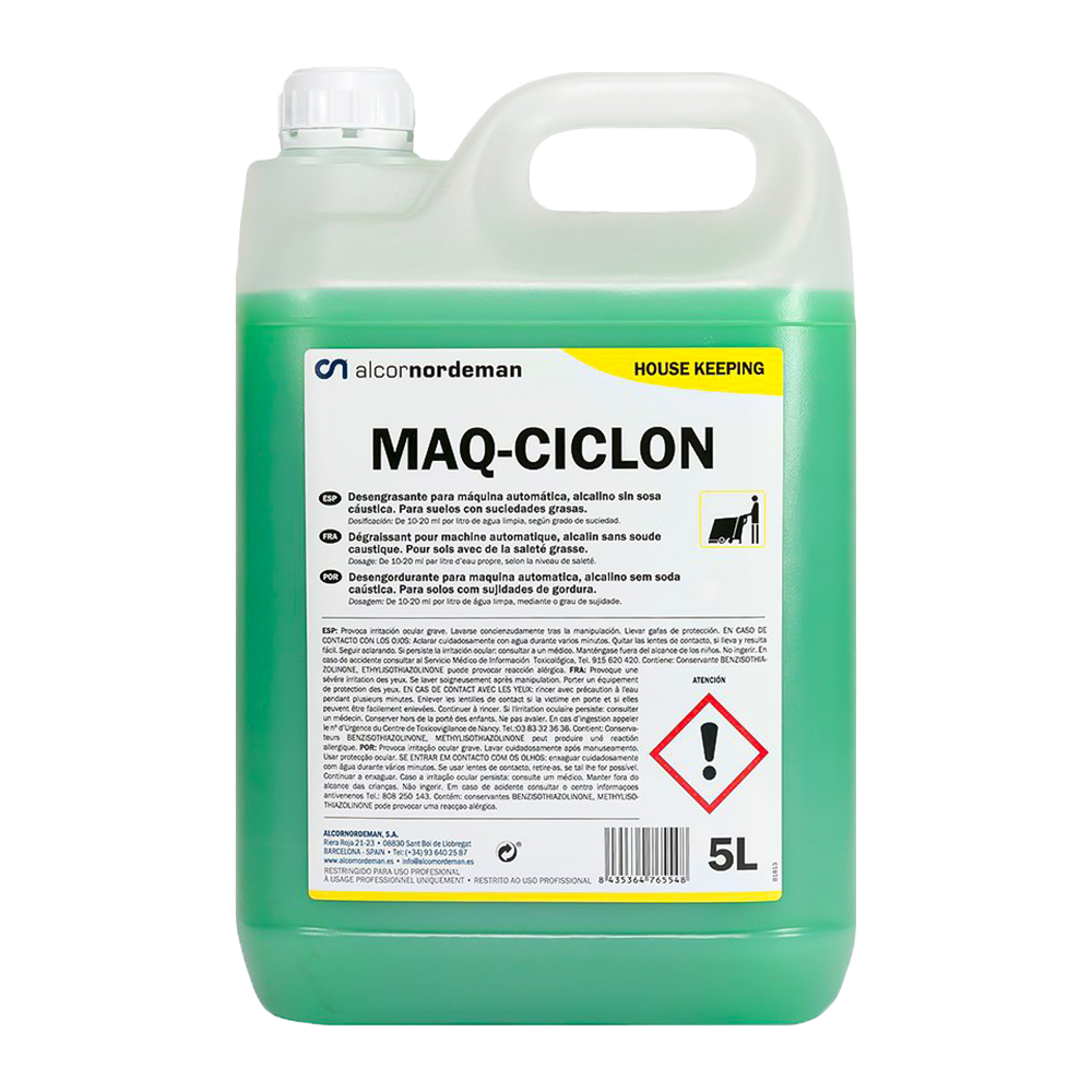 Maq-Ciclon - Desengordurante Alcalino para Máquinas (5Kg)
