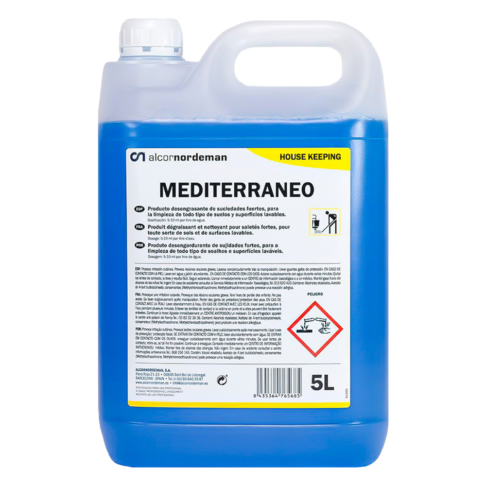 Mediterrâneo - Detergente Desengordurante e Higienizante (5Lts)