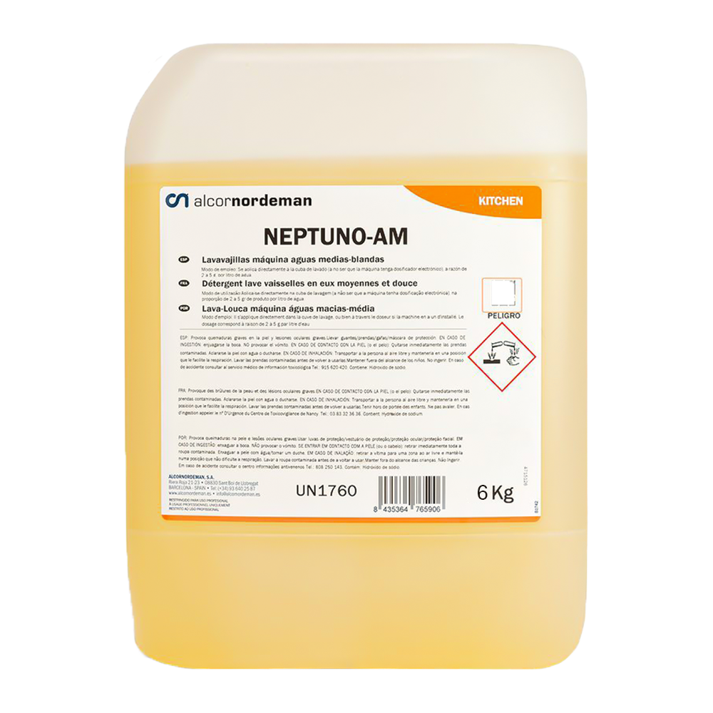 Neptuno AM - Detergente Máq. Loiça, Ág. Normais