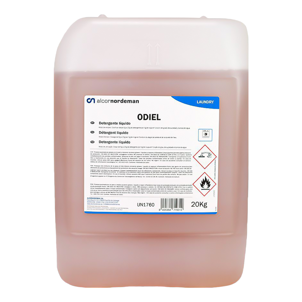 Odiel - Detergente Líquido Alcalino para Roupa (20Kgs)