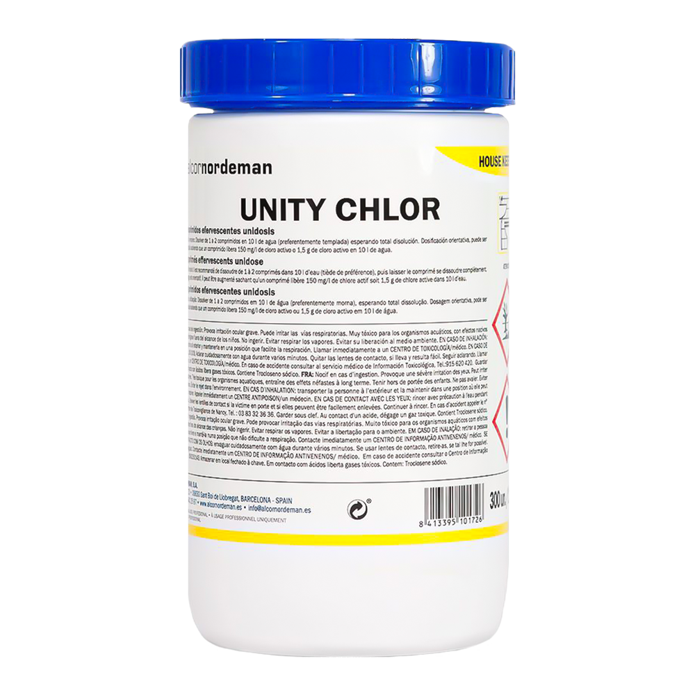 Unity Chlor - Chlorinated effervescent tablets