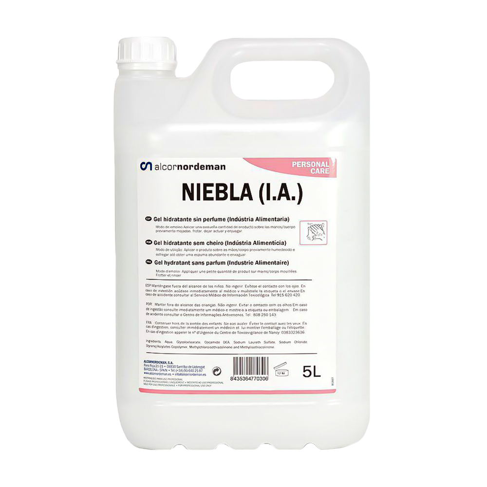 Niebla - Gel Dermoprotector Desinfectante (5Lts)