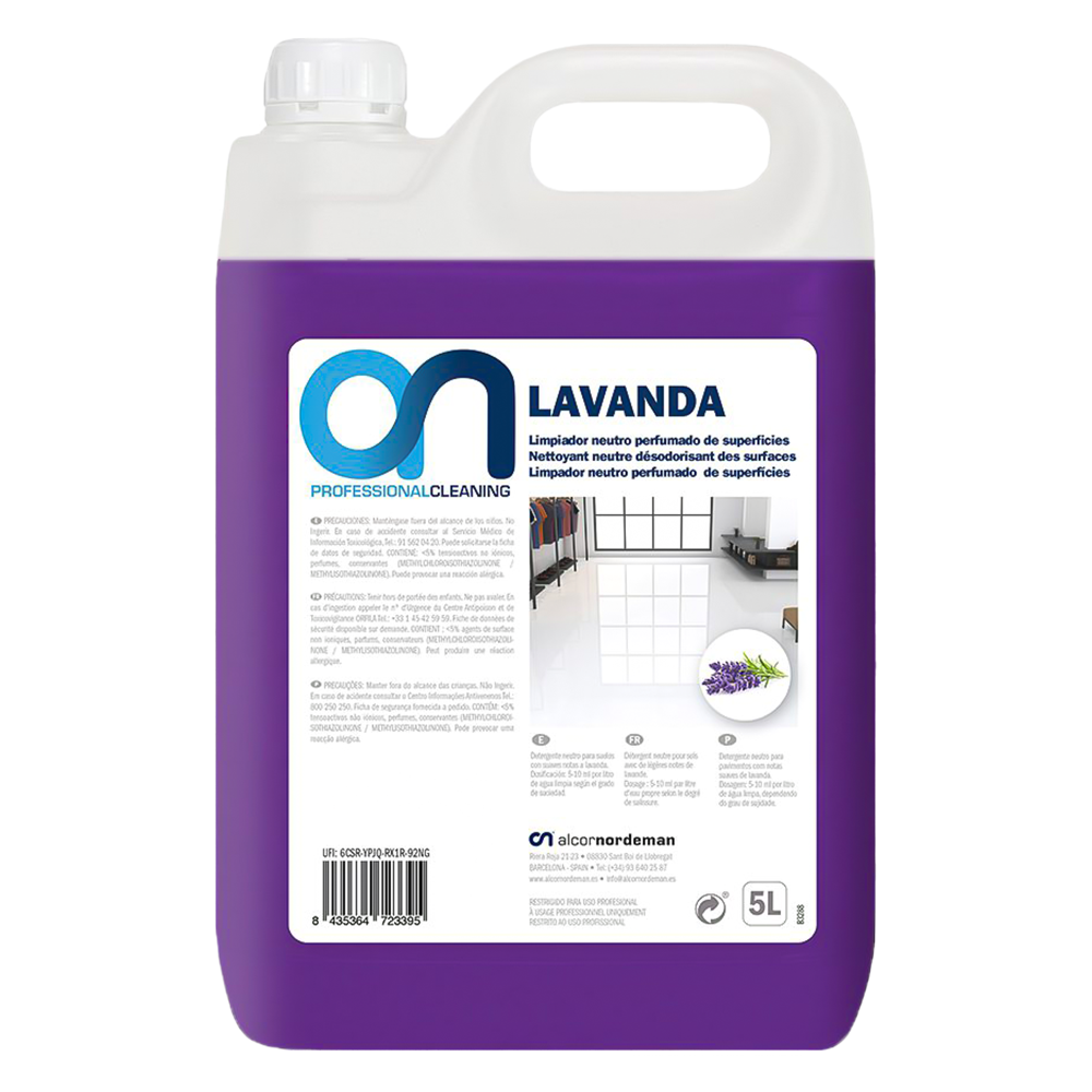 AN PROF Lavender - Neutral Surface Detergent (5Lts)